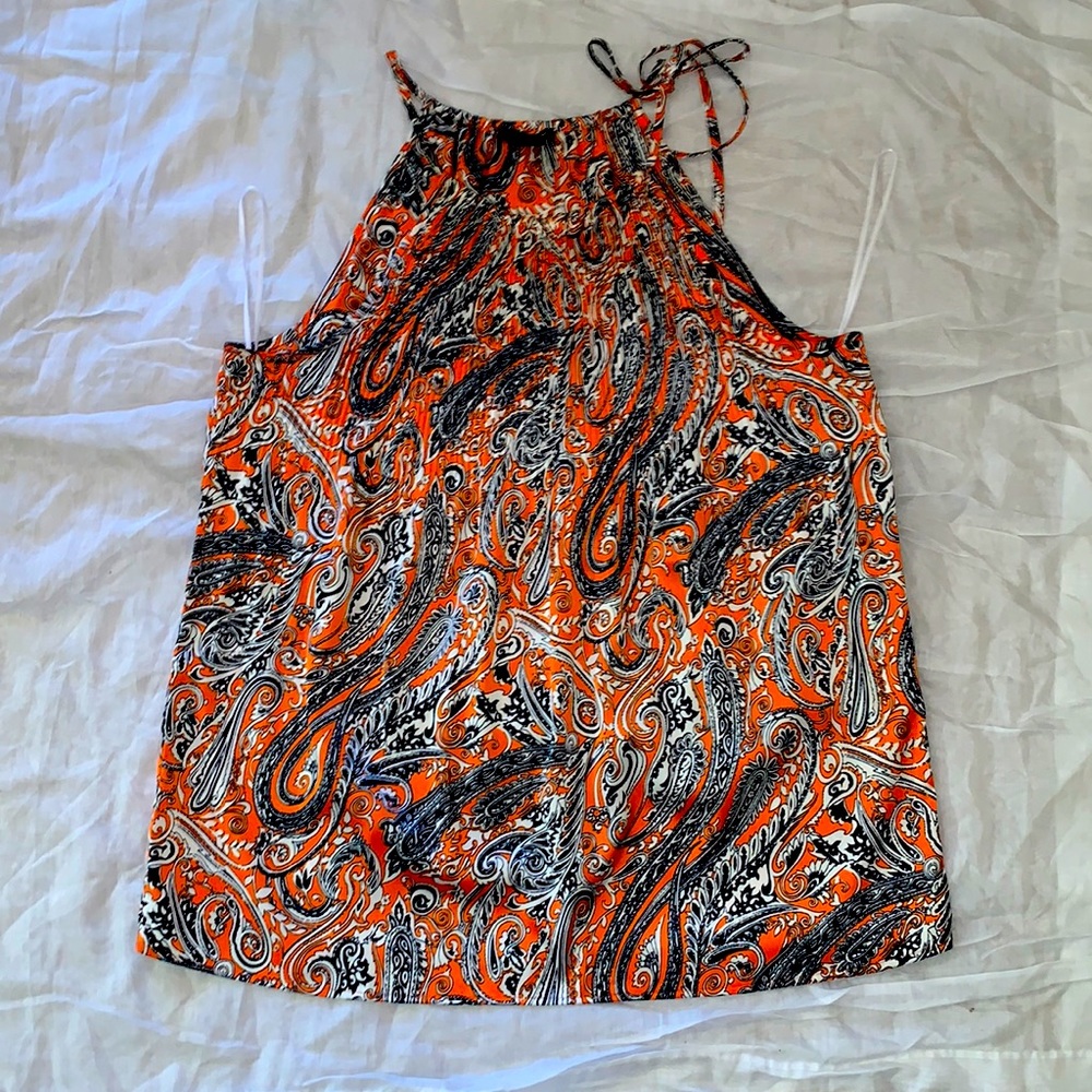 Ann Taylor Paisley Halter Top